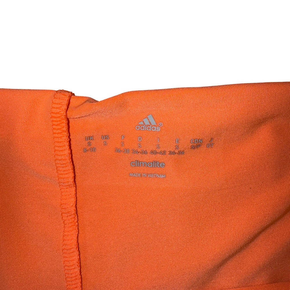 Adidas Womens Tennis Skirt Purple Orange Climalite Built in Shorts Athletic Sz S - Picture 4 of 5